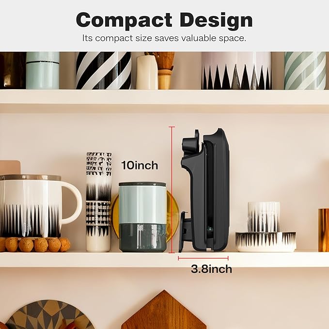 2-Serving Electric Grill and Panini Press, Tough Non-Stick Coating, Drip Tray Catches Grease, Black