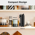 2-Serving Electric Grill and Panini Press, Tough Non-Stick Coating, Drip Tray Catches Grease, Black