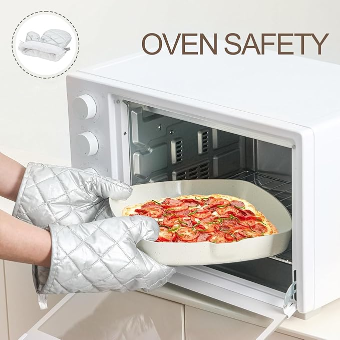 23PCS Ceramic Pots and Pans Set,Nonstick, Removable Handle Pots and Pans Set, Stackable Pan Set, Ceramic Nonstick Pan Non Stick for Easy Cooking