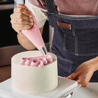Keenpioneer Piping Bag - Disposable Cake Decorating Bag 100 Count, 12 inch, Clear