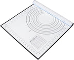 Dough Mat Silicone Baking Mats for Rolling Pastry,Kneading Sheet Sourdough Bread Baking Supplies Black 24x16"