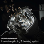 Miele CM 7750 CoffeeSelect Automatic Coffee Machine - OneTouch for Two, AromaticSystem, 10 individual profiles, DoubleShot, CupSensor, WiFi-compatible, automatic descaling, in Obsidian Black