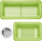 LASSHSWA Collapsible Colander and Strainer for Kitchen, Over the Sink Strainer Basket for Kitchen, Fruit Pasta Food Strainer Expandable Plastic Colander with A Sink Drain Strainer Stainless Steel