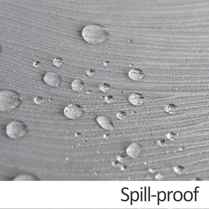 maxmill Jacquard Tablecloth Swirl Design Spillproof Wrinkle Free Heavy Weight Soft Table Cloth Decorative Fabric Table Cover for Outdoor and Indoor Use Square 70 x 70 Inch Light Gray