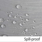 maxmill Round Jacquard Tablecloths Swirl Pattern Spillproof Wrinkle Free Heavy Weight Soft Table Cloth for Circular Table Cover of Buffet Banquet Parties Holiday Dinner Round 90 Inch Light Grey