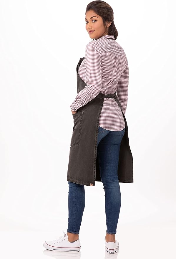 Chef Works Unisex Dorset Bib Apron