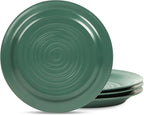 Stone Lain Orbit 4-Piece Dinner Plate Set Stoneware, Green