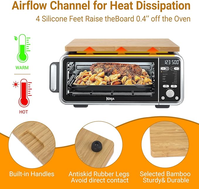 Ninja Cutting Board, Cutting board Compatible with Ninja Foodi SP101 SP201 SP301 SP351 DCT401 DCT402 Air Fryer Oven, Accessories for Countertop Convection Toaster Oven (Not Include Oven)