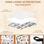 Kawaii Sushi Pot Holder Set of 2,Food Cute Cartoon Kitchen Heat Resistant Potholder for Women Men BBQ Cooking Baking