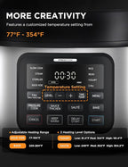 Midea WideMax 12-in-1 Electric Pressure Cooker, 6.5 Quart, 12 Presets, Multi-Functional Programmable Slow Cooker, Rice Cooker, Steamer, Sauté Pan, Cake, Yogurt, Warmer and More