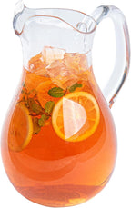 Bev Tek 57 Ounce Water Pitcher, 1 Heavy-Duty Water Jug - Dishwashable, Shatterproof, Clear Polycarbonate Beverage Serveware, For All Kinds Of Beverages - Restaurantware
