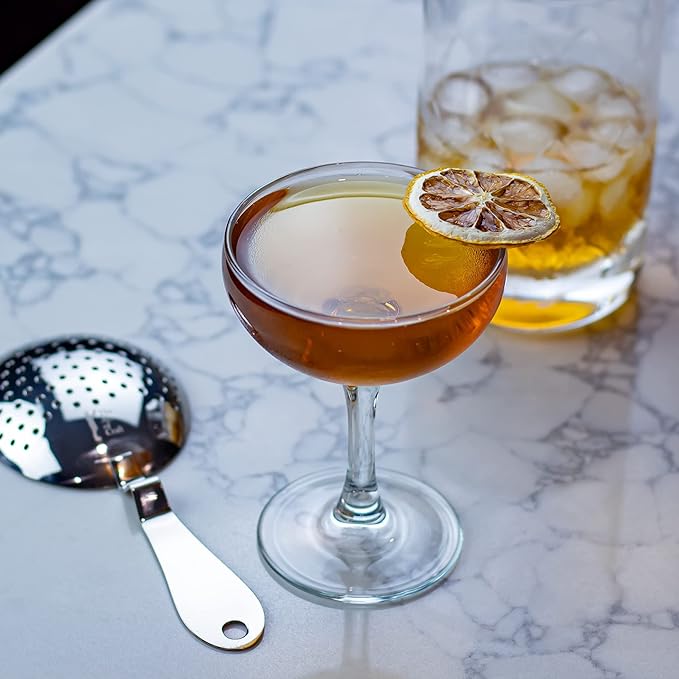 Julep Strainer: Stainless Steel Cocktail Strainer for Home or Commercial Bar