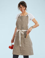 Caldo Split Leg Apron (Grey)