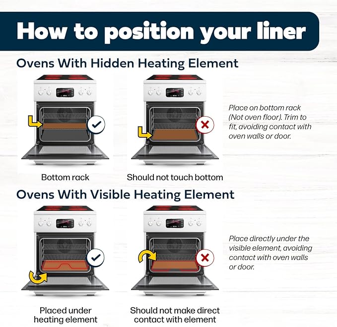 Cooks Innovations Toaster Oven Non Stick Liner & Crisper Set - Get Crispy Food Every Time - Easy Clean Up - Premium Crisping Sheet with Nonstick Oven Liner for Toaster Oven (9 x 11)
