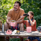 Thermo Food Jar for Hot Food Adults 32OZ Soup Thermo Lunch Containers Wide Mouth Vacuum Insulated Stainless Steel Leakproof Bento Box with Spoon (Pink2)