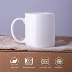 GBHOME 12 OZ Off White Coffee Mugs, Ceramic Bulk Coffee Mugs with Large Handle for Man, Woman, Light Weight Coffee Mugs Set for Latte/Cappuccino/Cocoa/Milk, Dishwasher & Microwave Safe, 36Pcs
