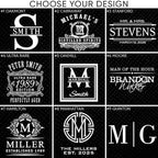 HomeWetBar Buckman Glasses (Signature Designs - Set of 2)