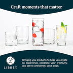 Libbey 918CD Heavy Base Finedge Rim Double Old Fashioned Glasses, 13.5-ounce, Set of 12