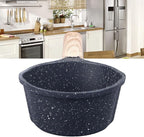 Mini Non Stick Sauce Pan,1.2 L Milk & Butter Warmer, Deep Pour Spout Pot for Heating Oil, Soup, Gravy & Baby Food Dishwasher Safe Cookware for All Stoves Black