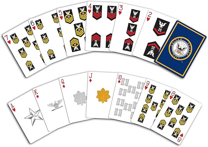 Military Gift Shop Navy Flask and Playing Card Set