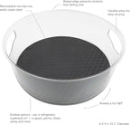 Spectrum Lazy Susan Organizer, Hexa Large (1-Pack) - Lazy Susan Turntable for Cabinet, Refrigerator, Pantry, Table, & Shelf - Rotating & Spinning Pantry Organization - Spice Rack Storage for Fridge