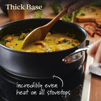 Anolon X Hybrid Nonstick Induction Saute Pan With Lid, 3.5 Quart - Charcoal Gray