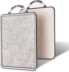 Titanium Cutting Board – Double Sided Chopping Boards for Kitchen with Juice Groove, Pure Titanium and Wheat Straw PP, Easy Clean Surface, Ideal for Meat Vegetables & Family Cooking 14" x 10"