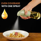 Oil Sprayer for Cooking, Olive Oil Sprayer Mister, Olive Oil Spray Bottle for Cooking, Salads, BBQs and More (Green)