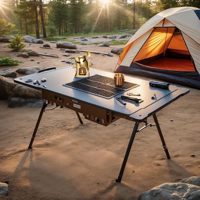 Ceramic Fondue Cup Set w/Built-In Fork & Spoon - Mini Chocolate/Cheese Fondue Mug | Microwave & Dishwasher Safe | Compact Gift-Ready (Gold)