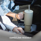 Simple Modern 4th of July 40 oz Trek Tumbler with Handle and Straw Lid | Cup Holder Friendly Insulated Stainless Steel Travel Mug | Star Speckled Banner