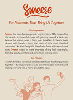 Sweese 7.8 Inch Porcelain Dessert Plates Set of 6 - Dishwasher, Microwave, Oven Safe, Chip-Resistant - Rainbow Palette