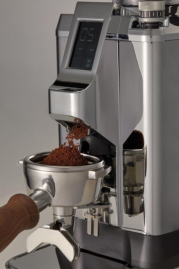 Touch&Match On-Demand Coffee Grinder, Professional Burr Grinder Made in Italy with Touch Screen, Precise Settings for Espresso, Moka, Filter & Americano, Fresh Grinding