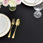 maxmill Square Tablecloth Swirl Design Spillproof Wrinkle Free Heavy Weight Soft Table Cloth Decorative Fabric Table Cover for Outdoor and Indoor Use Square 70 x 70 Inch Black