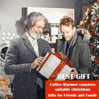 Coffee Mug Warmer, Coffee Warmer for Desk with Auto Shut Off & 3 Temperature Settings, Smart Coffee Cup Warmer for Desk, Candle Warmer for Tea, Milk, Coffee, Wax and Candle, Balck