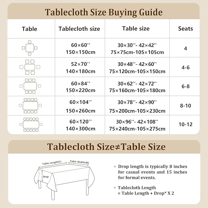 Laolitou Table Cloth Rectangle Linen Waterproof Textured Light Pink Tablecloth, Washable Wrinkle Free Spill Proof Fabric Tablecloths for Dining Table Farmhouse Kitchen Holiday, 60x120 Inch