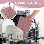 2 Pack 24 Cups Mini Muffin Pan with Metal Reinforced Frame Silicone Molds Cake Pans Egg Bites Silicone Circle Cookie Molds Muffin Tin Tart Pans Non Stick Toxic Oven Safe Baking Sheet Set