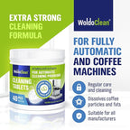 Cleaning Tablets for Espresso & Coffee Machine 40 Tabs - compatible with Breville Espresso Machines