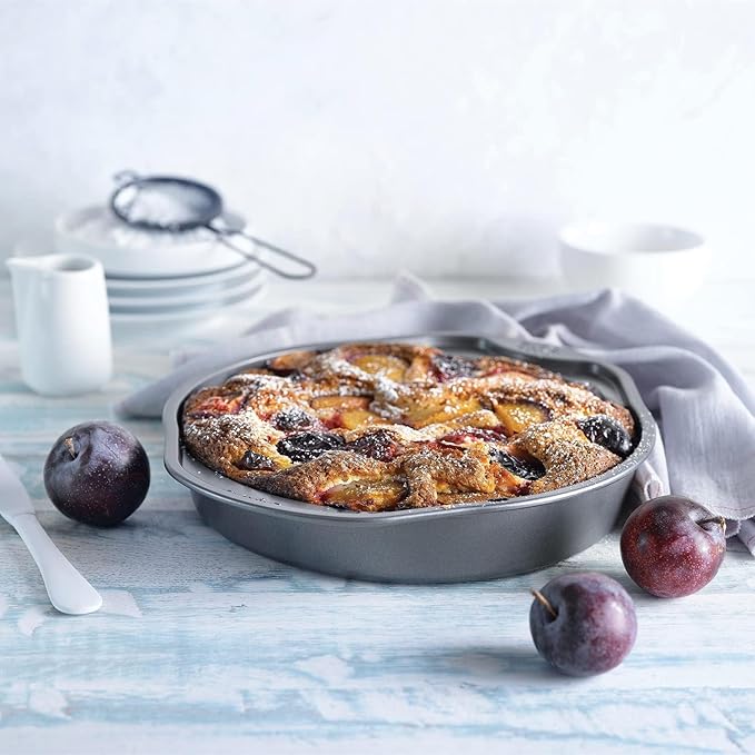 Baker's Secret 2pcs Nonstick Round Cake Pan 9", Carbon Steel Pan with Premium Food-Grade Coating, Non-stick Cake Pan for Birthday Cakes and others, Bakeware DIY - The Classic Collection