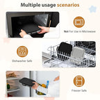 Stainless Steel Bento Box Kids, Leak Proof Metal Bento Lunch Box,3 Compartments 304 Stainless Steel Bento Lunch Containers for School and Office,Dishwasher Safe, BPA-Free(Black)