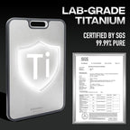 100% Pure Titanium Cutting Board - Double Sided Titanium Cutting Boards For Kitchen - Dishwasher Safe Large Cutting Board for Cutting Meats, Fruits, Vegetables