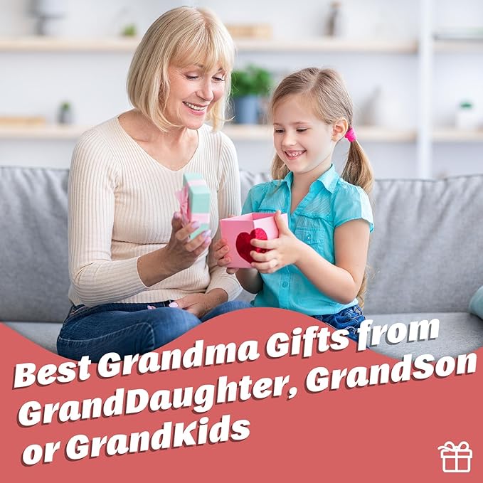 Gifts for Grandma, Grandma Gifts for Mothers Day from Grandkids, Cookbook Stand, Birthday Gift Recipe Book Holder Stand, Kitchen Baking Presents, Best Grandma Ever