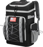 Maelstrom Backpack Cooler,Soft Lightweight Leakproof Cooler Backpack,50 Can Insulated Cooler Bag,Keeps 50 Cans Hot/Cold for Up to 16 Hours,Waterproof Lunch Bag for Men Women-Black