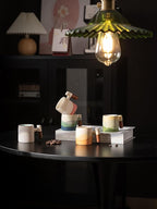 2-Oz Ceramic Espresso Cups with Wood Handle, 2/4-Piece Set for Coffee, Tea, Latte - Dishwasher Safe, Multi-Color & Wood Styles, Gift & Café Use (pink, Wooden Handle4)