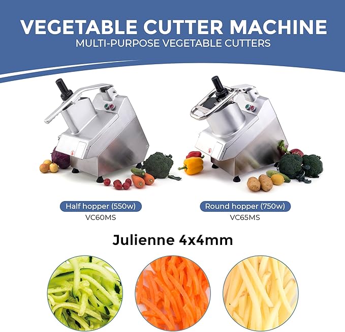 TK Universal Disc Replacement for Half and Round Hopper - Vegetable Chopper - Julienne 4x4mm.