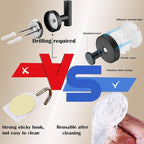 Suction Cup Hooks Shower, 2 Pack Utility Removable Towel Hooks Vacuum Suction Cup Hook,No Drilling, Shower Stainless Steel Suckers for Bathrooms, Kitchens, Glass Windows, Mirrors, Tile