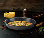 7 inch Pizza pan of 3 Stainless Steel Pizza Plates Non Stick Bakeware Sets Pizza Baking pans Set plates for making cuban pizza