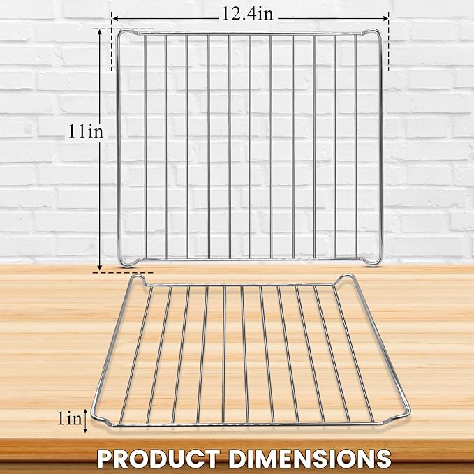 GWY Air Fryer Wire Rack for Cuisinart TOA-60 65 70 Air Fryer Convection Toaster Oven, Air Fryer Stainless Steel Basket Tray Accessories Replacement Parts, Dishwasher Safes
