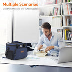 Lifewit Large Lunch Bag Insulated Lunch Box Soft Cooler Cooling Tote for Adult Men Women, Dark Blue 40-Can (24L)