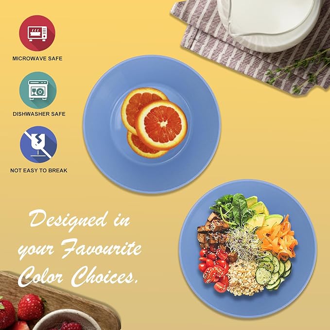 Wrova Wheat Straw Bowl Sets,6 PCS Unbreakable Cereal Bowl 50 OZ,Microwave and Dishwasher Safe Bowls,Super Big Bowl Sets BPA Free for Serving Cereal,Oatmeal and Salad (Sky Blue)