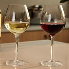 MICHLEY Unbreakable Stemmed Wine Glass 100% Tritan Plastic Dishwasher available Glassware 15 oz, Set of 6